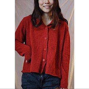 J. Jill | Rust Red Cardigan | Size S